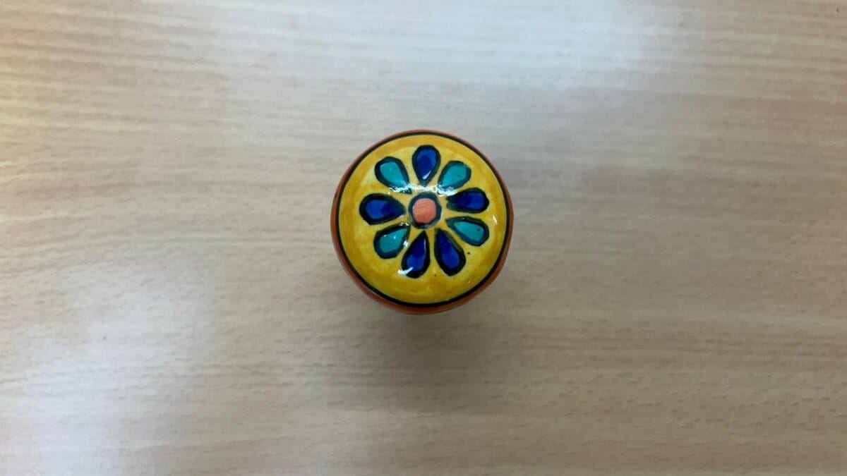 Hand Painted Ceramic Bottle Stopper · Set of Three Designs