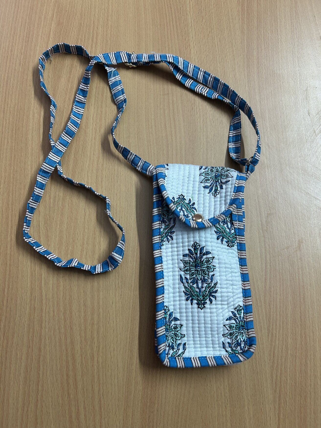 Jaipuri Block Print Tote · Indigo Motif