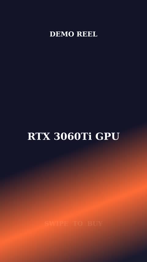 NVIDIA RTX 3060TI LESS USED GRAPHIC CARD